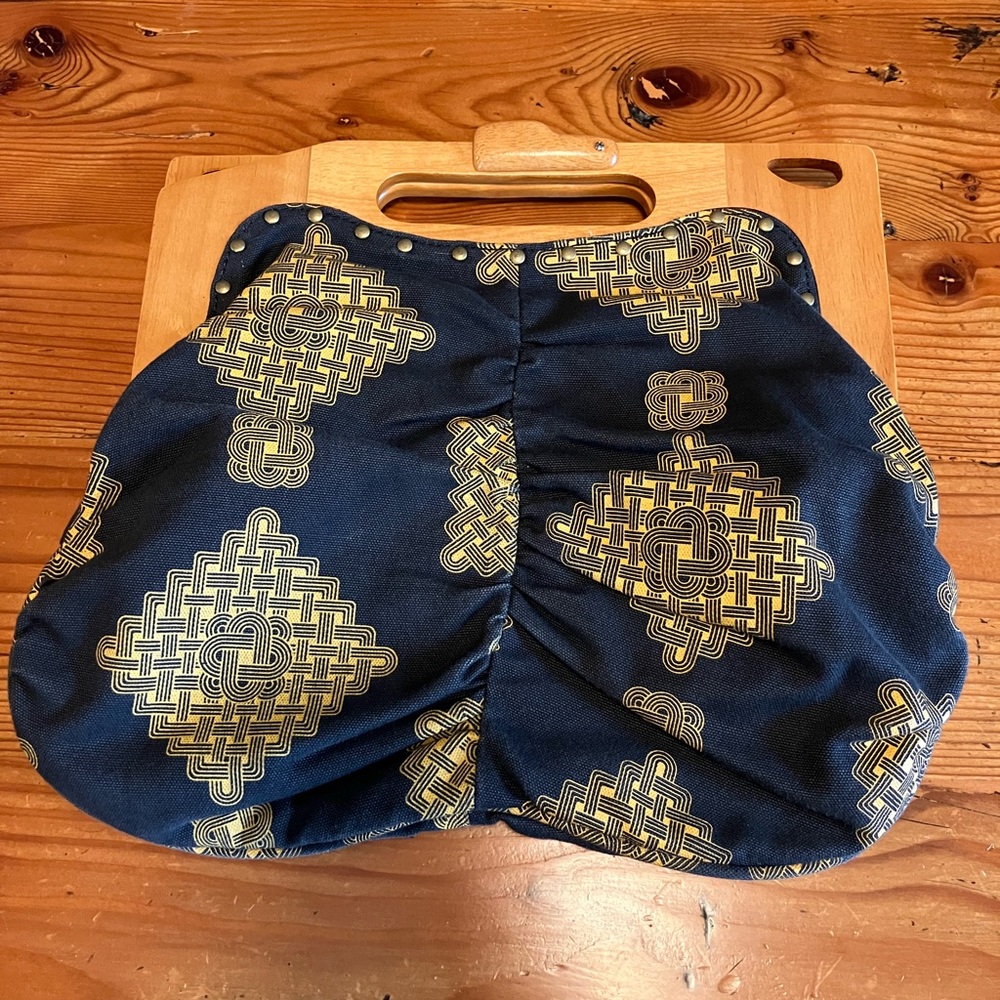 Wooden Frame Clutch